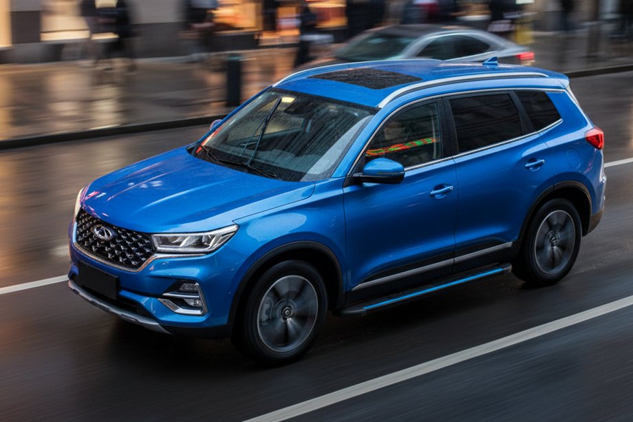 Chery Tiggo 7 2020- Seitenschweller Maya Blue (2 Stk., Aluminium) Image