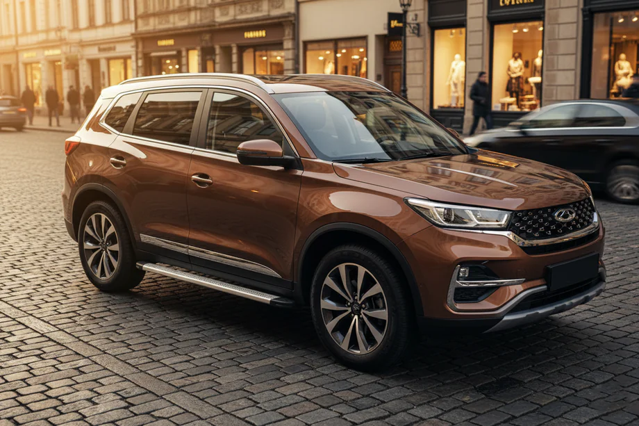 Chery Tiggo 7 2020- Seitenschweller Maya V2 (2 Stk., Aluminium) Image
