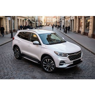 Trittbretter Allmond Grey (2 Stk., Aluminium) Chery Tiggo 7 2020- Foto 1