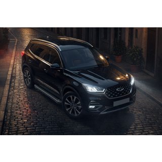 Trittbretter Allmond Black (2 Stk., Aluminium) Chery Tiggo 8 2017- Foto 1