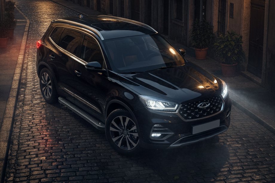 Chery Tiggo 8 2017- Trittbretter Allmond Black (2 Stk., Aluminium) Foto 1