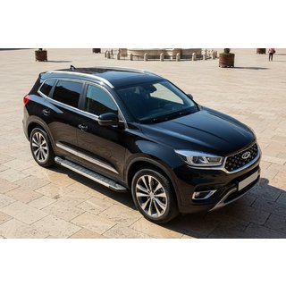 Seitenschweller RedLine V1 (2 Stk., Aluminium) Chery Tiggo 8 2017- Foto 1