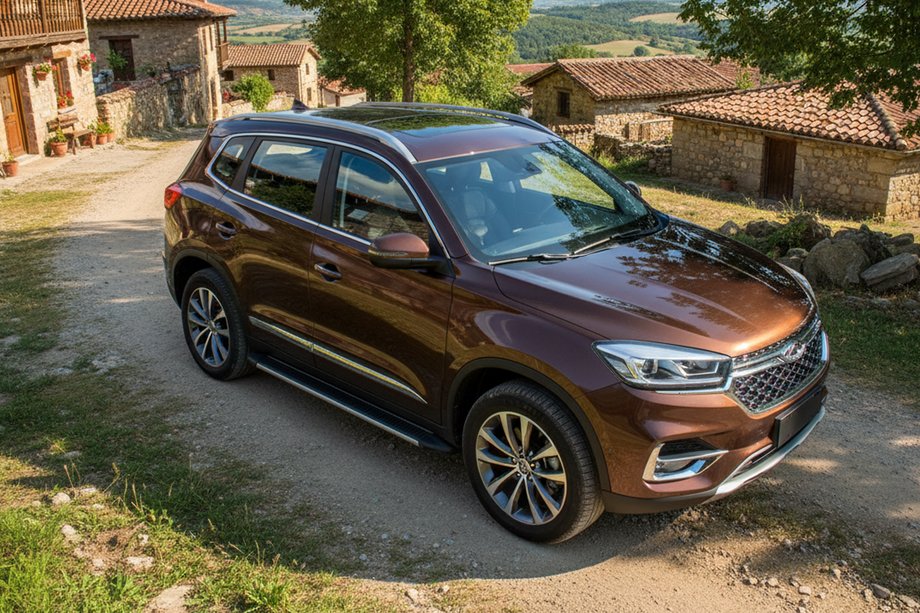 Chery Tiggo 8 2017- Seitenschweller Maya V1 (2 Stk., Aluminium) Image