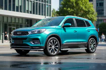 Chery Tiggo 8 2017- Seitenschweller Tayga V2 (2 Stk., Aluminium) Foto 1