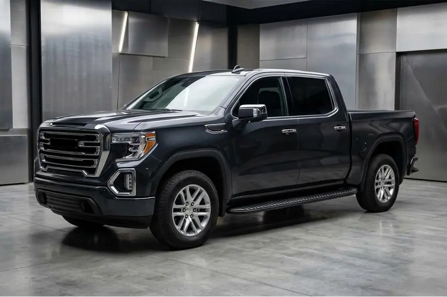 GMS Sierra 2019- Seitenschweller Tayga Black (2 Stk., Aluminium) Image