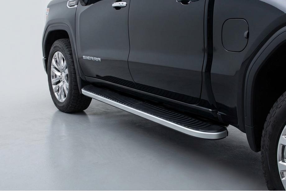 GMS Sierra 2019- Seitenschweller Tayga Grey (2 Stk., Aluminium) Foto 1