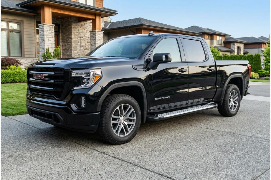 GMS Sierra 2019- Trittbretter Allmond Grey (2 Stk., Aluminium) Image