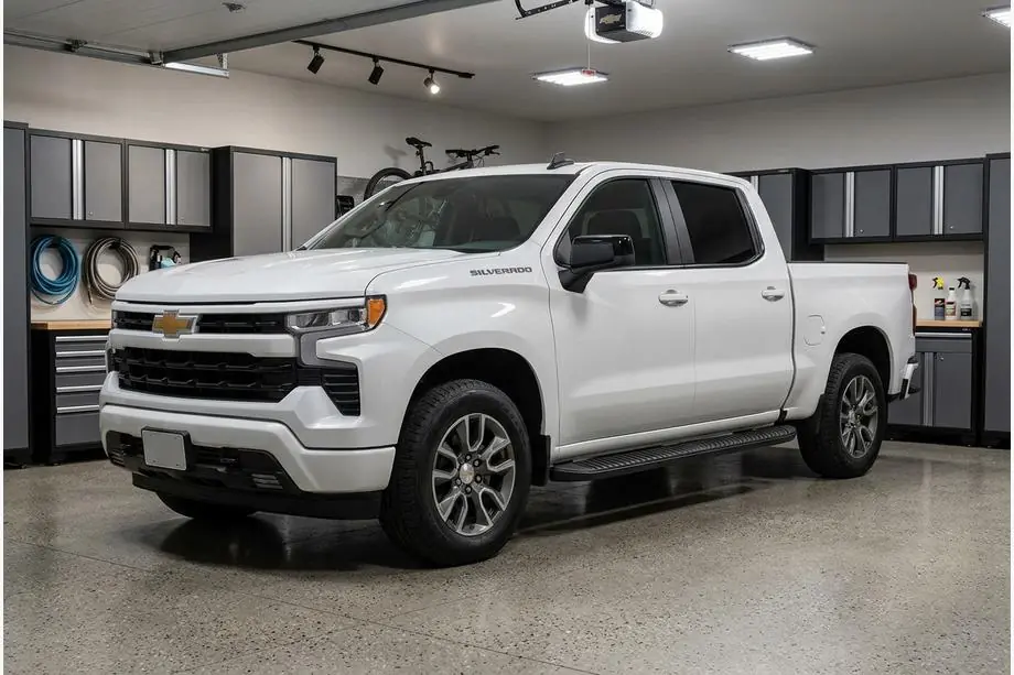 Chevrolet Silverado 2019- Seitenschweller Tayga Black (2 Stk., Aluminium) Image