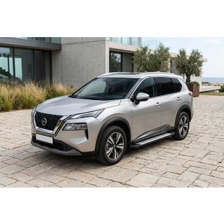 Trittbretter Allmond Grey (2 Stk., Aluminium) Nissan X-trail T33/Rogue 2022- Foto 1