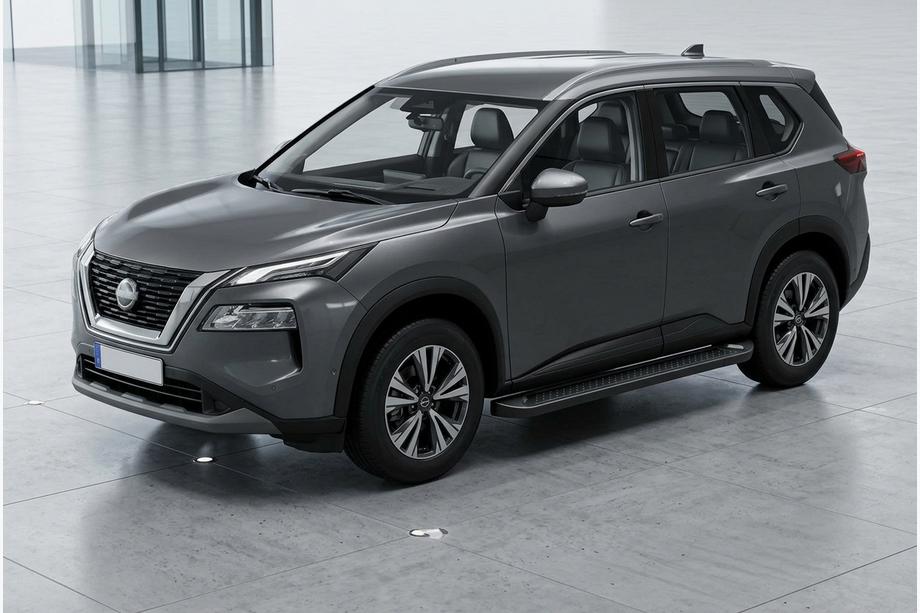 Nissan X-trail T33/Rogue 2022- Trittbretter Allmond Black (2 Stk., Aluminium) Image