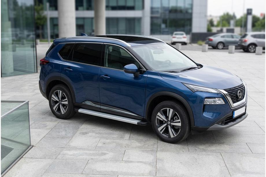 Nissan X-trail T33/Rogue 2022- Seitenschweller Maya V2 (2 Stk., Aluminium) Image