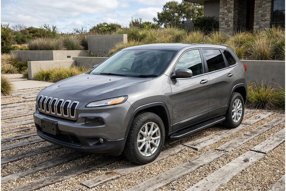 Jeep Cherokee KL 2013- Seitenschweller Bosphore Black (2 Stk., Aluminium) Foto 1