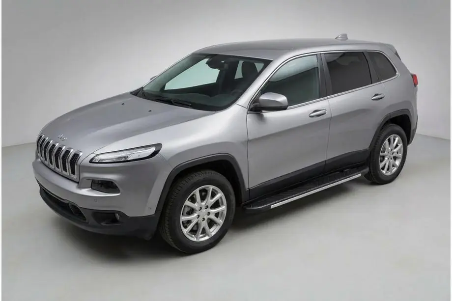 Jeep Cherokee KL 2013- Seitenschweller Bosphore Grey (2 Stk., Aluminium) Image
