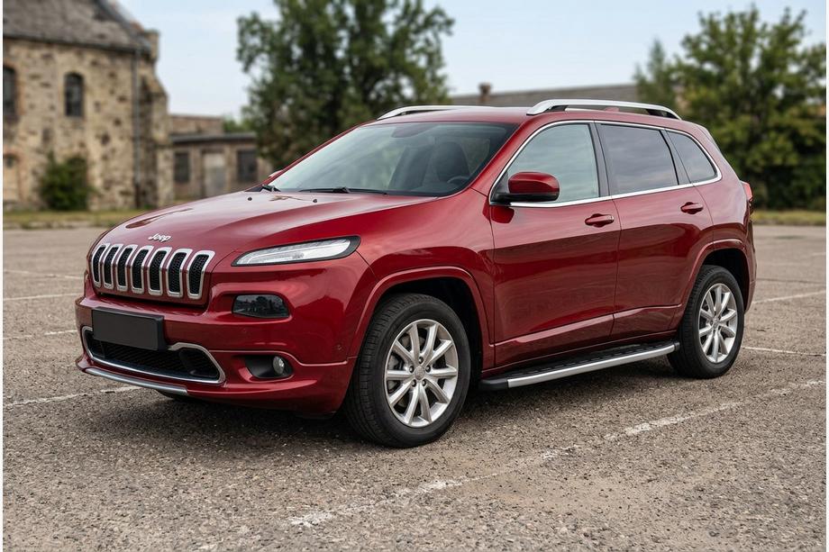 Jeep Cherokee KL 2013- Seitenschweller Fullmond (2 Stk., Aluminium) Image