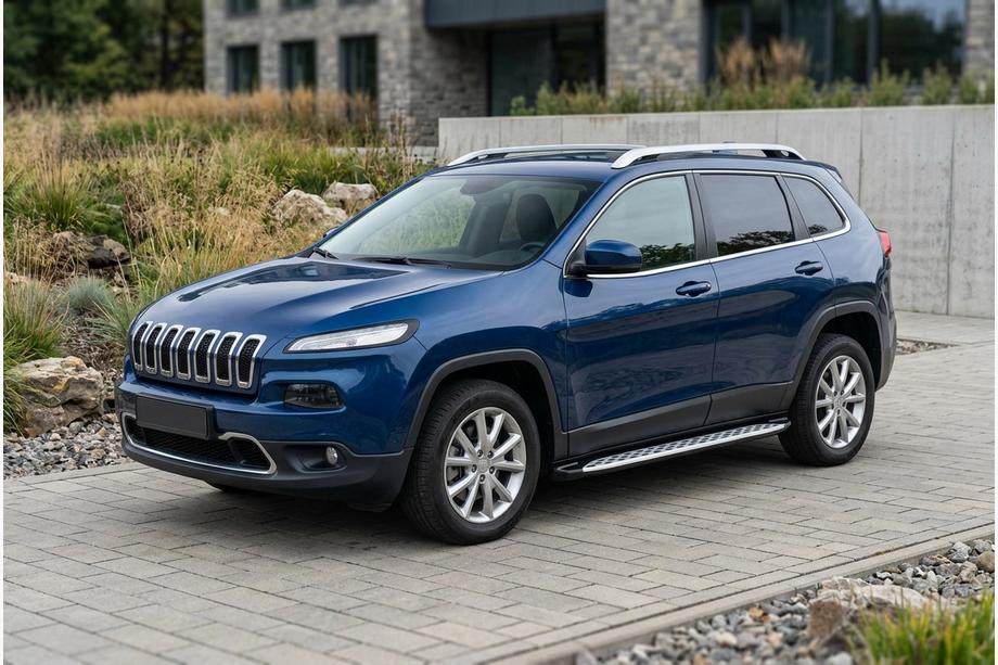 Jeep Cherokee KL 2013- Trittbretter Shining V1 (2 Stk., Aluminium) Image