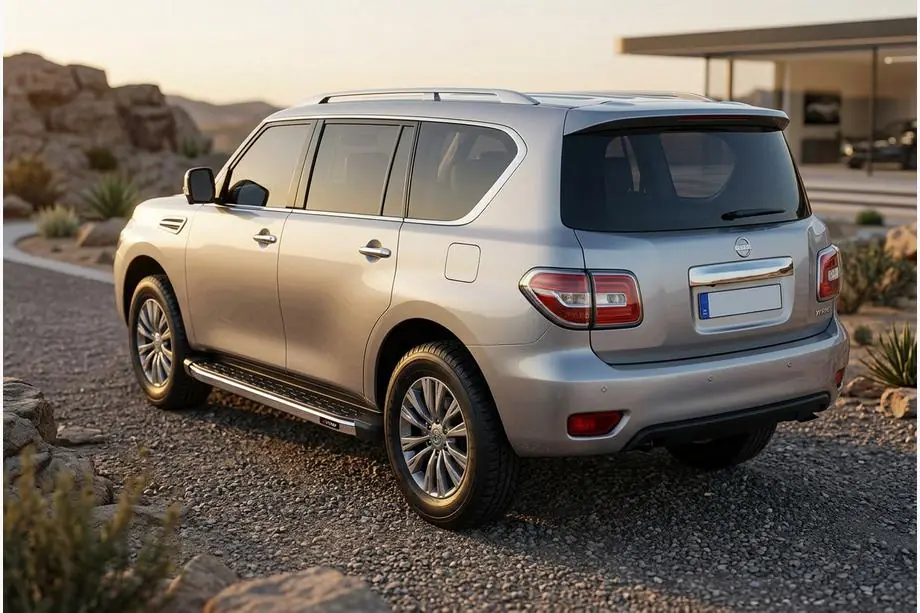 Nissan Armada 2016-2024 Seitenschweller BlackLine (2 Stk., Aluminium) Foto 1