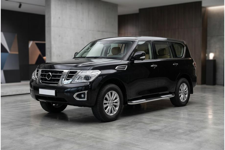 Nissan Armada 2016-2024 Seitenschweller Tayga V2 (2 Stk., Aluminium) Image