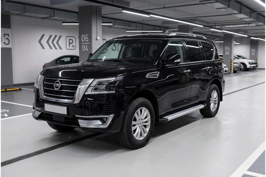 Nissan Armada 2016-2024 Seitenschweller Maya V2 (2 Stk., Aluminium) Image