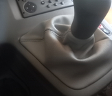 Renault Kangoo 2008–2020 Schaltmanschette Leder Grau Foto 3