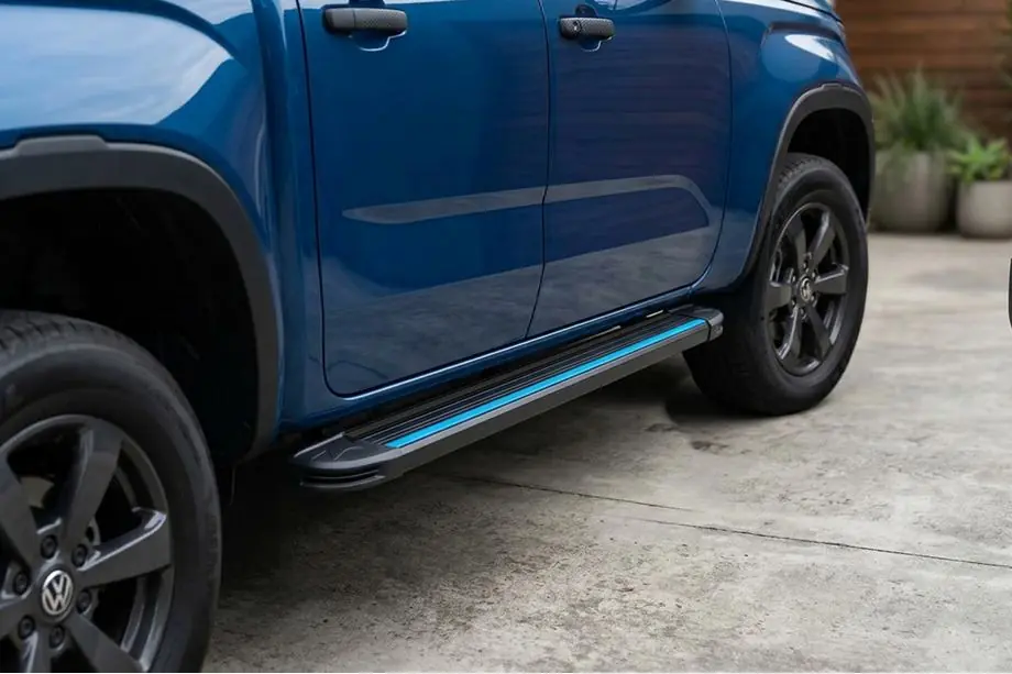 Volkswagen Amarok 2022- Seitenschweller Maya Blue (2 Stk., Aluminium) Image