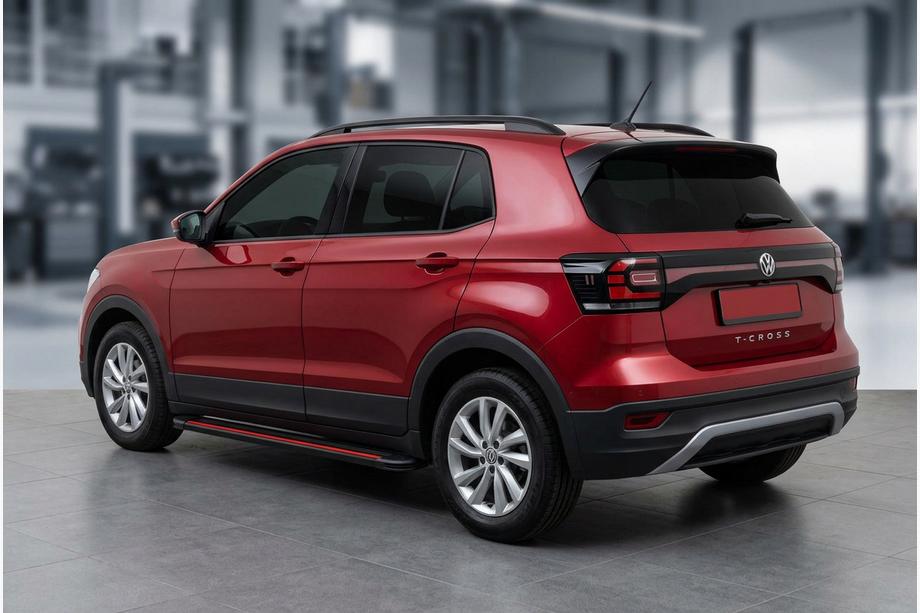 Volkswagen T-Cross 2019- Seitenschweller Maya Red (2 Stk., Aluminium) Image