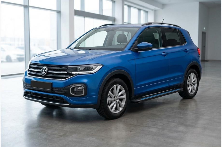 Volkswagen T-Cross 2019- Seitenschweller Maya Blue (2 Stk., Aluminium) Image