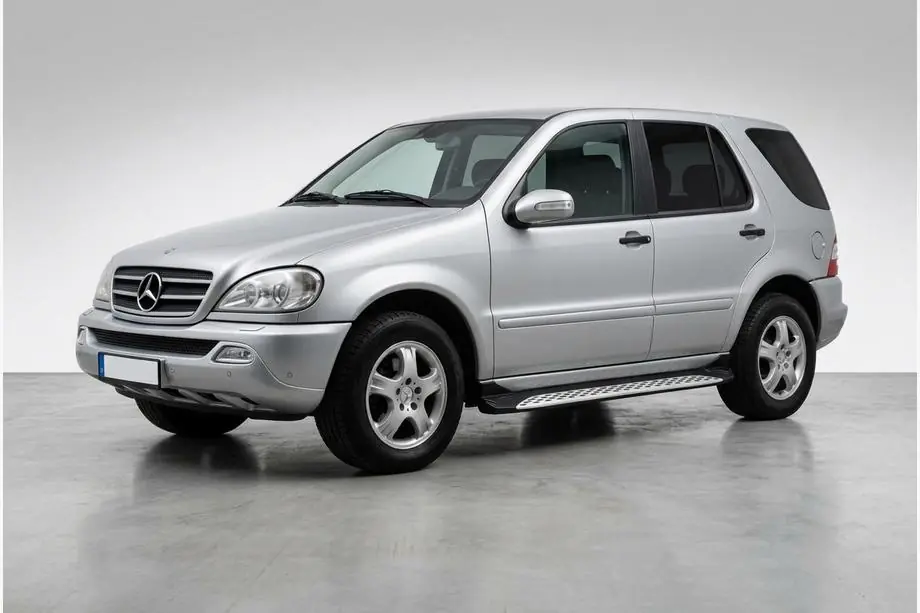 Mercedes ML W163 1997-2005 Trittbretter Shining V1 (2 Stk., Aluminium) Foto 1