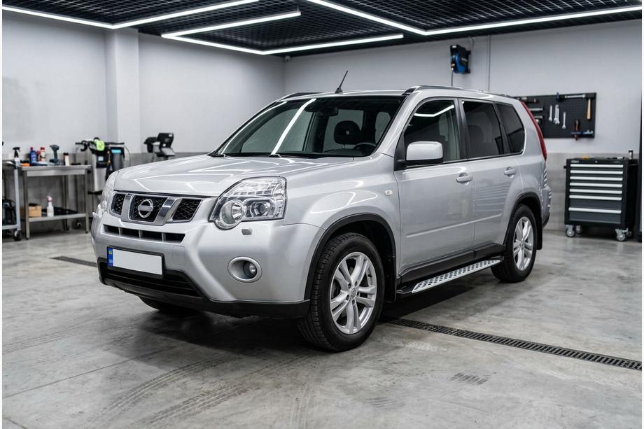 Nissan X-trail T31 2007-2014 Trittbretter Shining V1 (2 Stk., Aluminium) Foto 1