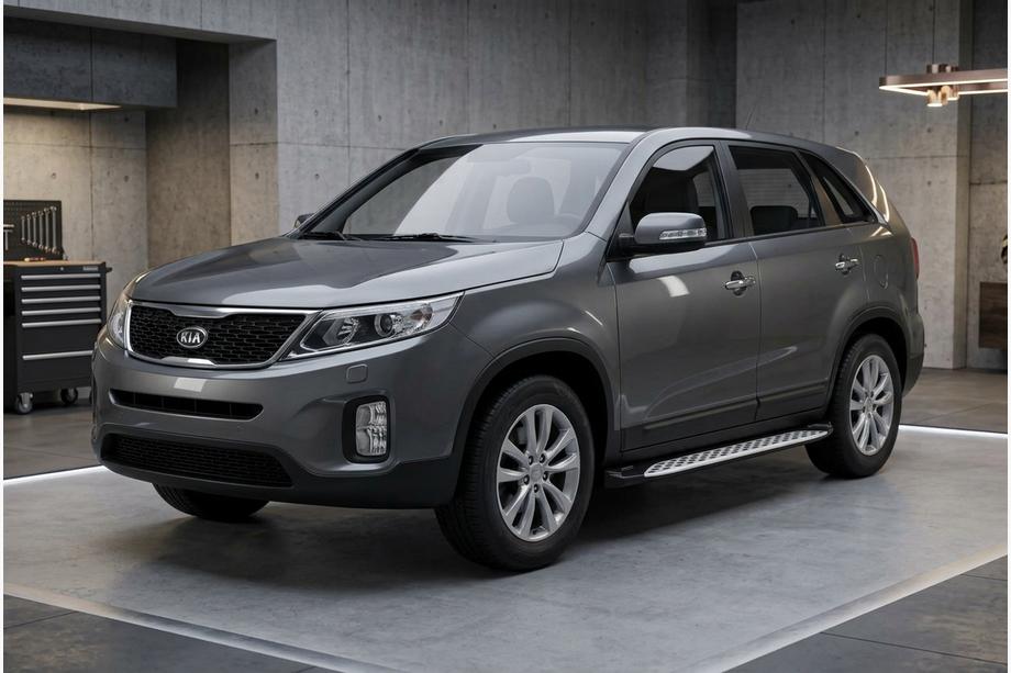 Kia Sorento II XM 2009-2014 Trittbretter Shining V1 (2 Stk., Aluminium) Image