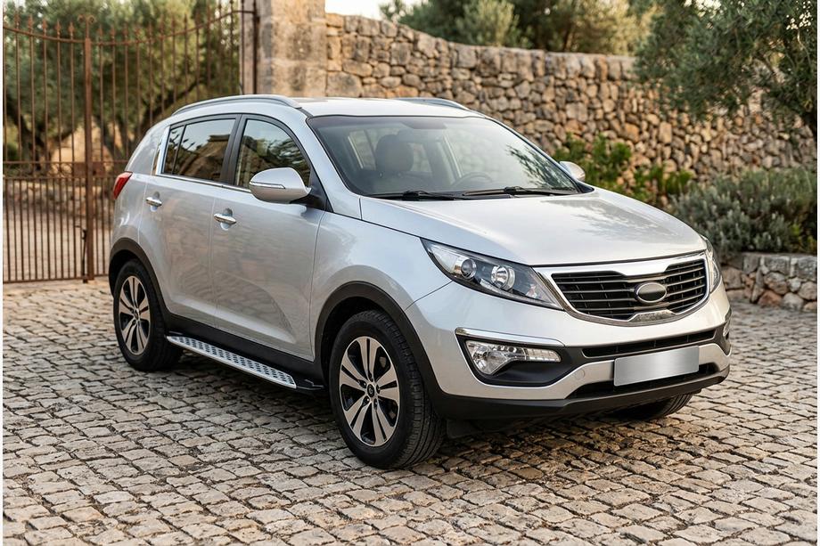 Kia Sportage 2010-2015 Trittbretter Shining V1 (2 Stk., Aluminium) Image