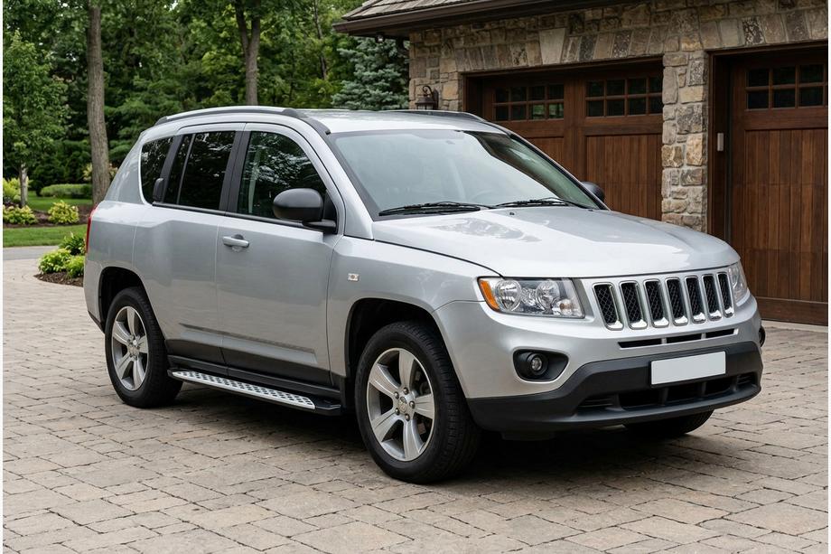 Jeep Compass 2006-2016 Trittbretter Shining V1 (2 Stk., Aluminium) Image