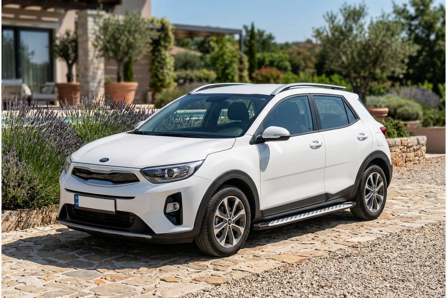 Kia Stonic 2017- Trittbretter Shining V1 (2 Stk., Aluminium) Image