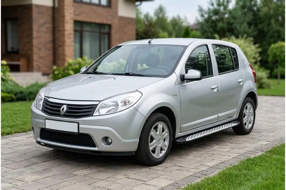 Renault Sandero 2007-2013 Trittbretter Shining V1 (2 Stk., Aluminium) Foto 1