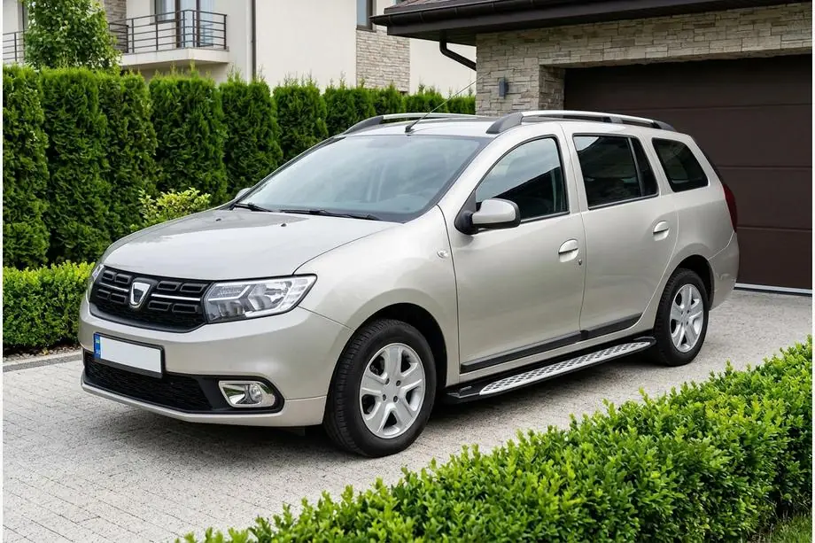 Dacia Logan MCV 2013-2020 Trittbretter Shining V1 (2 Stk., Aluminium) Image
