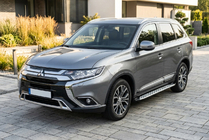 Mitsubishi Outlander 2012-2021 Trittbretter Shining V1 (2 Stk., Aluminium) Foto 1