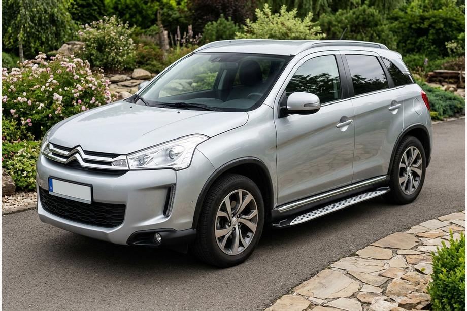 Citroen C-4 Aircross 2012-2017 Trittbretter Shining V1 (2 Stk., Aluminium) Image
