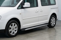 Volkswagen Caddy 2010-2015 Trittbretter Shining V1 (2 Stk., Aluminium) Foto 1