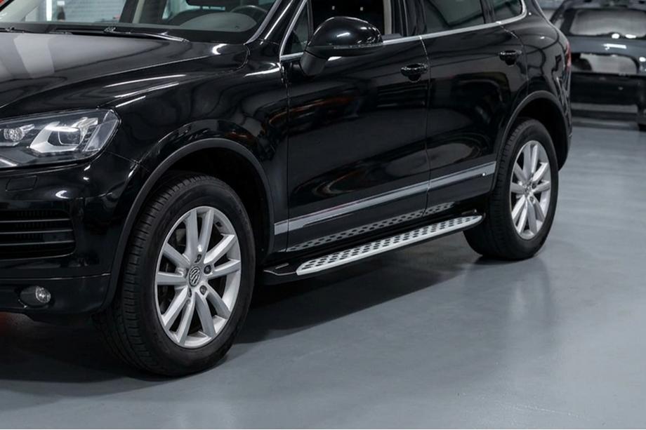 Porsche Cayenne 2010-2017 Trittbretter Shining V1 (2 Stk., Aluminium) Image