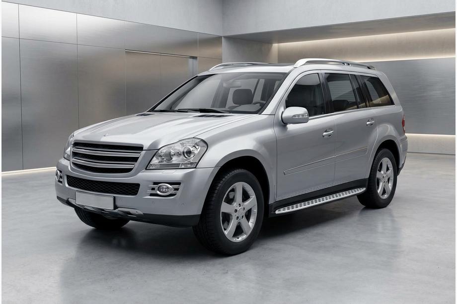 Mercedes GL class X164 2006-2012 Trittbretter Shining V1 (2 Stk., Aluminium) Image