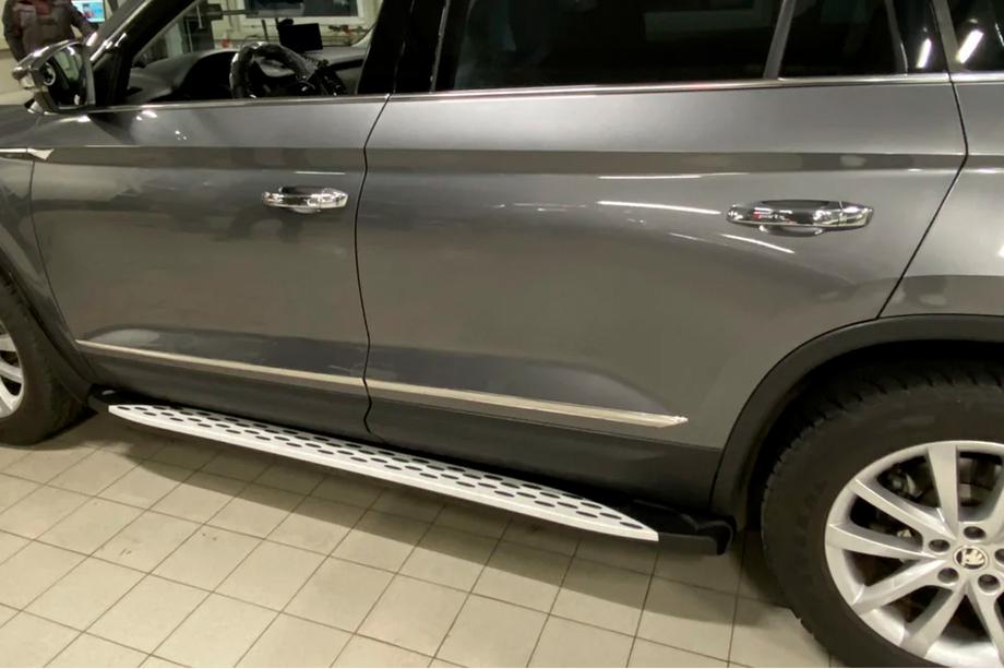 Skoda Kodiaq 2016-2023 Trittbretter Shining V1 (2 Stk., Aluminium) Foto 6