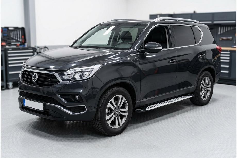 SsangYong Rexton II 2017- Trittbretter Shining V1 (2 Stk., Aluminium) Image