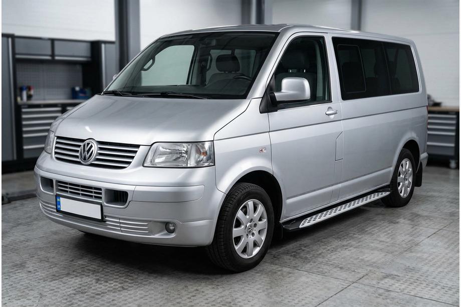 Volkswagen T5 Transporter 2003-2010 Trittbretter Shining V1 (2 Stk., Aluminium) Kurzer Radstand Image