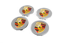 Porsche Felgendeckel 76/71mm grau (4 Stk) Foto 1