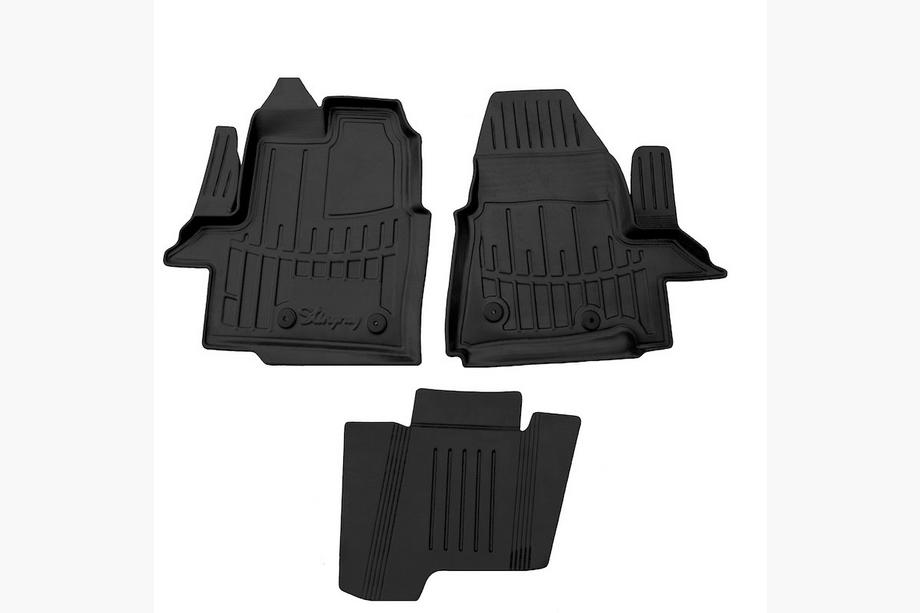 Ford Custom 2013-2022 Stingray 3D Fußmatten (3 Stk., Polyurethan) Image