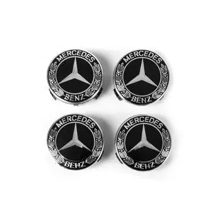 Felgendeckel 71/75 mm ohne Ring (4 Stk, schwarz V3) Foto 4