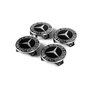 Felgendeckel 71/75 mm ohne Ring (4 Stk, schwarz V3) Foto 3