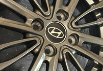 Hyundai Schwarze Felgendeckel hyun60tur-bl (59mm auf 55mm, 4 Stk) Foto 1
