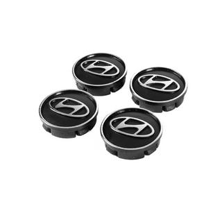 Schwarze Felgendeckel hyun60tur-bl (59mm auf 55mm, 4 Stk) Foto 2