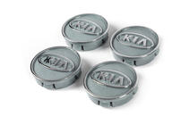 KIA Radnabenkappen grau kia60tur-sir (59mm auf 55mm, 4 Stk) Foto 1