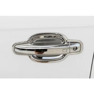 Chrom Türgriffblenden mit Tasten (4 Stk., Edelstahl) Audi Q3 2011-2019 Foto 4
